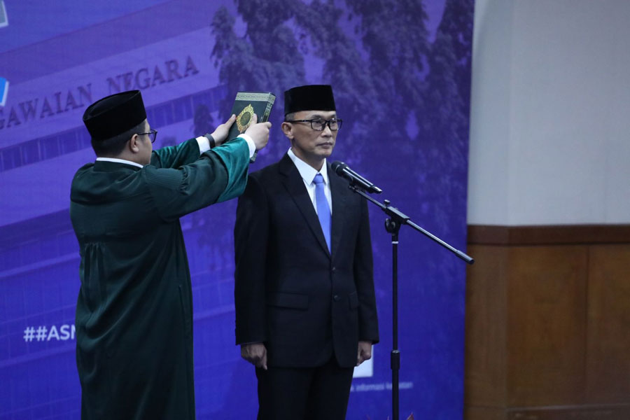 Zudan Arif Resmi Dilantik Jadi Kepala BKN Baru